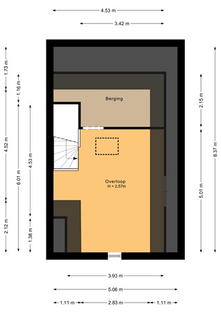 Floorplan - Nanne Jansz. Grootstraat 47, 1619 KH Andijk