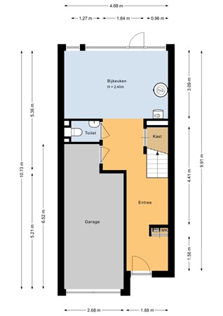 Floorplan - Lagune 71, 8224 CT Lelystad