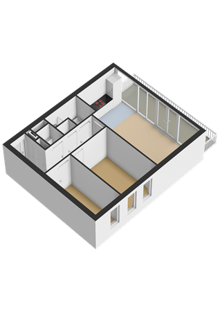 Floorplan - Beneluxlaan 883, 1363 DA Almere
