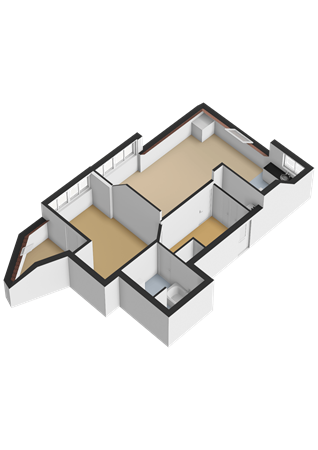 Floorplan - Wilhelminastraat 1, 6971 AJ Brummen
