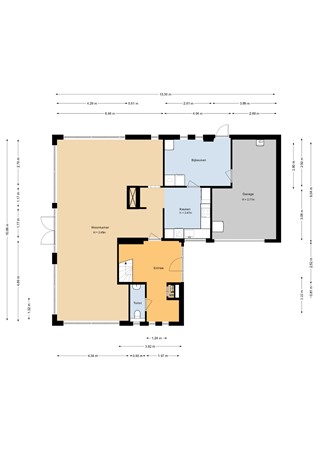 Floorplan - Karmijnstraat 5, 1339 BA Almere