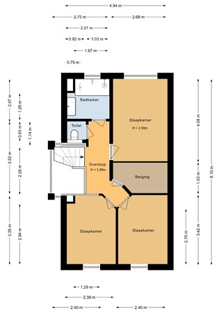 Floorplan - Karmijnstraat 5, 1339 BA Almere