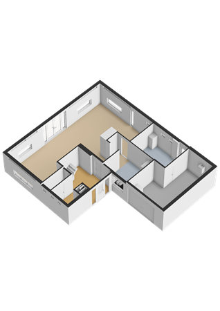 Floorplan - Karmijnstraat 5, 1339 BA Almere