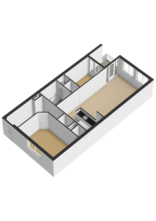 Floorplan - Flevostraat 56, 1315 CD Almere