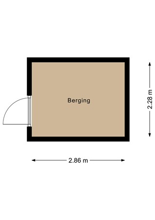 Floorplan - Max Planckstraat 41, 1341 DA Almere