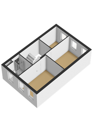 Floorplan - Max Planckstraat 41, 1341 DA Almere
