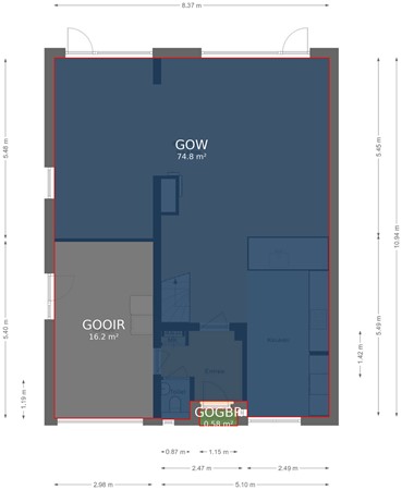 Floorplan - Minck 1, 1602 DE Enkhuizen
