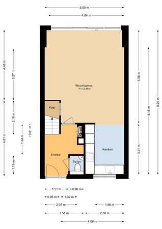 Floorplan - Buñuellaan 23, 1325 PM Almere