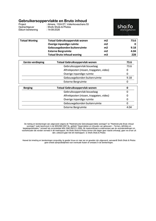 Floorplan - Vollenhoveschans 53, 1324 HV Almere