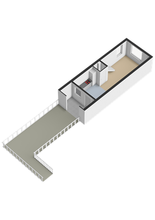 Floorplan - Piet Smitstraat 17b, 1602 VA Enkhuizen