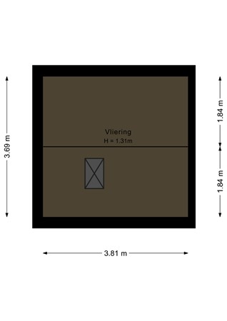 Floorplan - Piet Smitstraat 17b, 1602 VA Enkhuizen