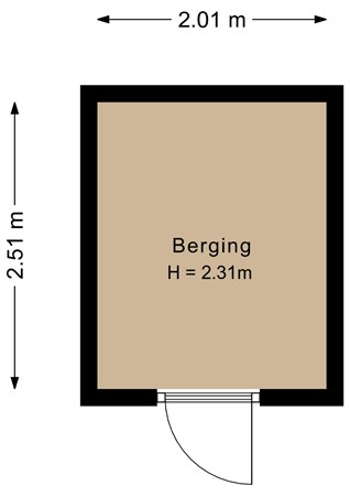 Floorplan - Nijvergouw 57, 1352 CE Almere