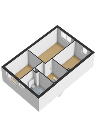 Floorplan - Orkastraat 4, 1317 KC Almere