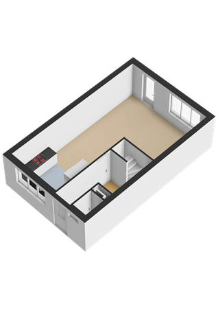 Floorplan - B. Merkelbachstraat 1, 1333 LA Almere