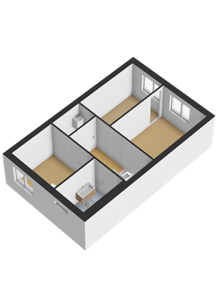 Floorplan - B. Merkelbachstraat 1, 1333 LA Almere