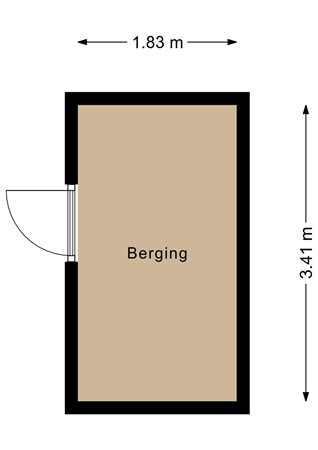 Floorplan - B. Merkelbachstraat 1, 1333 LA Almere
