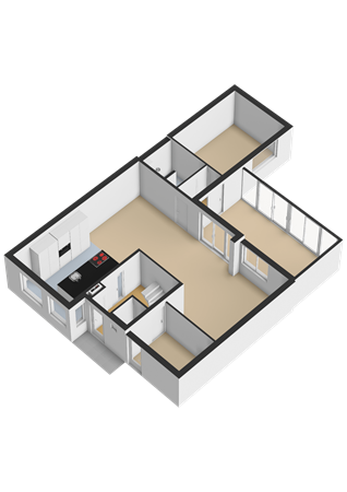 Floorplan - Kamperfoeliestraat 18, 1338 VP Almere