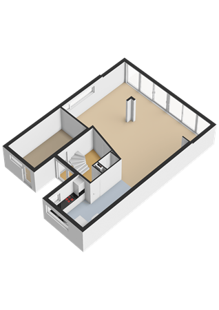 Floorplan - Stijn Streuvelshof 9, 1321 AA Almere