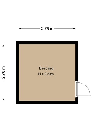 Floorplan - Stijn Streuvelshof 9, 1321 AA Almere