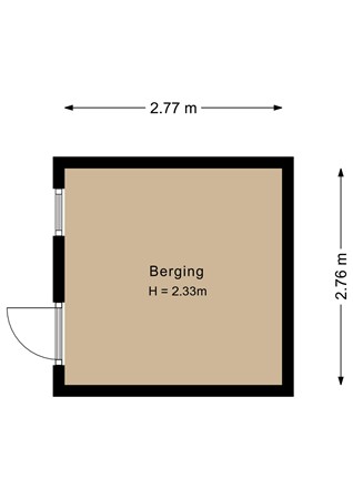 Floorplan - Stijn Streuvelshof 9, 1321 AA Almere