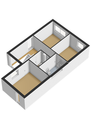 Floorplan - Stijn Streuvelshof 9, 1321 AA Almere