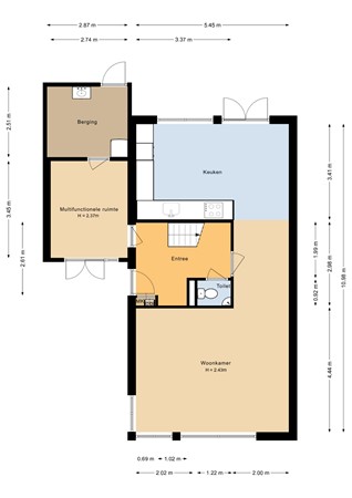 Floorplan - Blikveldweg 31, 1359 KA Almere