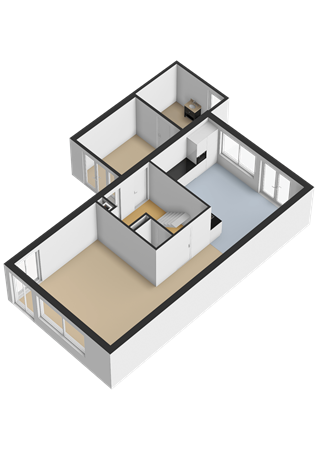 Floorplan - Blikveldweg 31, 1359 KA Almere