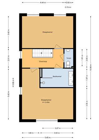 Floorplan - Blikveldweg 31, 1359 KA Almere