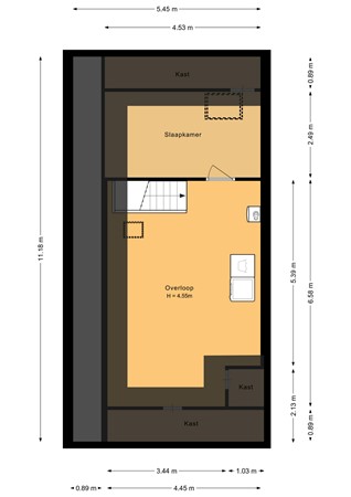 Floorplan - Blikveldweg 31, 1359 KA Almere