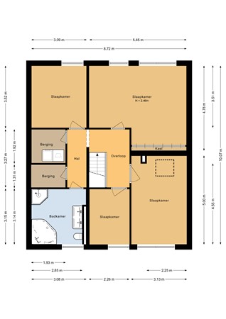 Floorplan - Jozef Israëlslaan 52, 1318 RL Almere