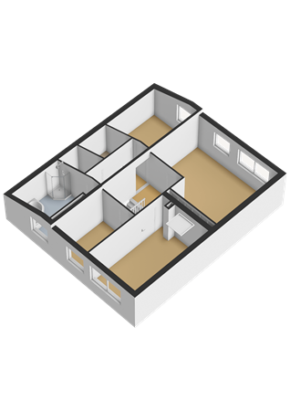 Floorplan - Jozef Israëlslaan 52, 1318 RL Almere