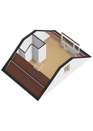 Floorplan - Leermosstraat 44, 1314 MT Almere