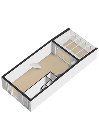 Floorplan - Meistraat 64, 1335 CB Almere