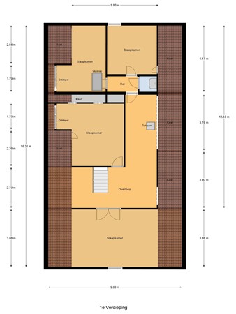 Tiendweg 5, 3411 NA Lopik - 1e_Verdieping.jpg