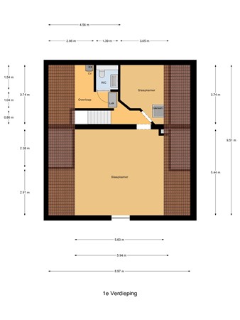 Noordzijdseweg 191A, 3415 RD Polsbroek - 1e_Verdieping.jpg