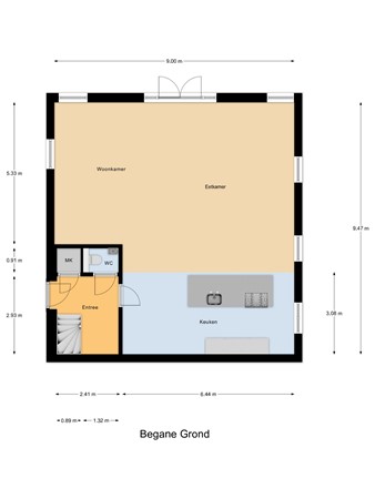 Noordzijdseweg 193, 3415 RD Polsbroek - Begane_Grond.jpg