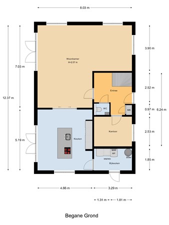 Burgemeester Kremerweg 1, 2411 RM Bodegraven - Begane_Grond.jpg