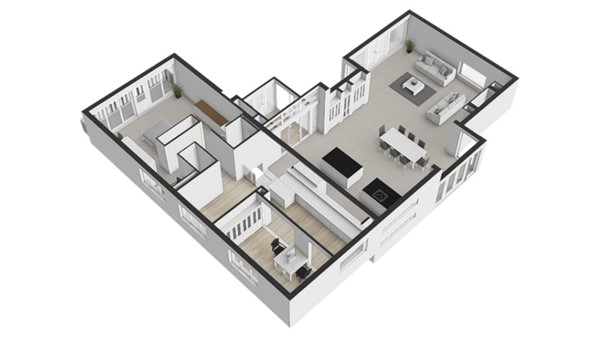 Essenpark 1, 2351 CE Leiderdorp - Begane grond 3D NW.jpg