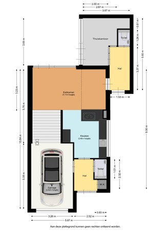 Floorplan - Hoogveldlaan 29, 6135 JD Sittard