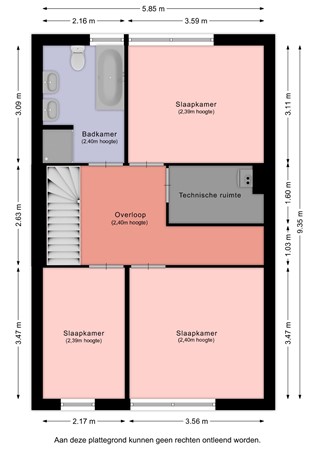 Floorplan - Hoogveldlaan 29, 6135 JD Sittard