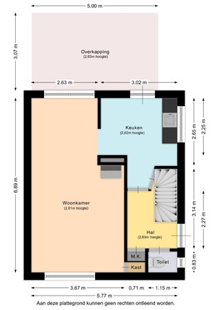 Floorplan - Willem I Straat 16, 6129 AJ Urmond