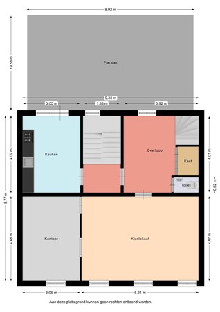 Floorplan - Geleenstraat 62, 6411 HT Heerlen