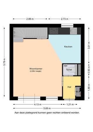 Floorplan - Haspengouw 48, 6162 KG Geleen