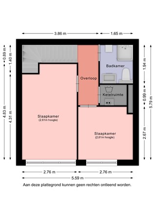 Floorplan - Haspengouw 48, 6162 KG Geleen