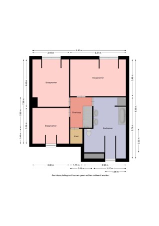 Floorplan - Viandenhof 1, 6137 LJ Sittard
