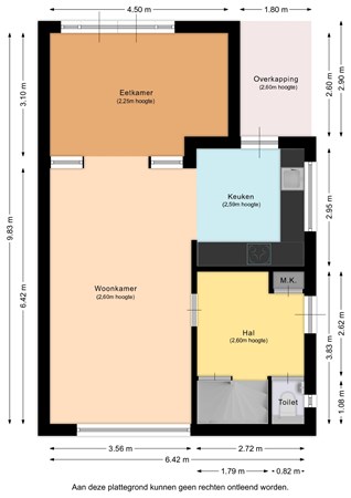 Floorplan - Sittarderweg 6, 6121 XH Born