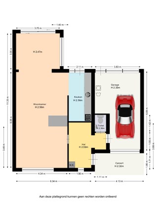 Floorplan - Wieënbroek 9, 6122 AP Buchten