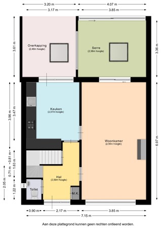 Floorplan - Beneluxlaan 151A, 6164 ER Geleen