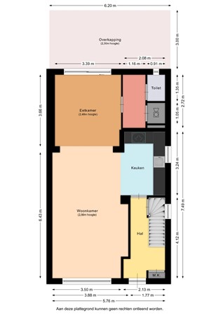 Floorplan - Ridder Vosstraat 2, 6441 SZ Brunssum