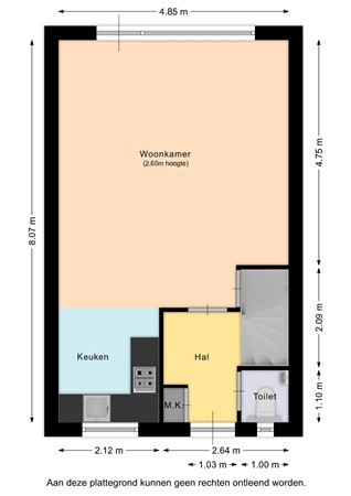 Floorplan - Baanstraat 61, 6372 AD Landgraaf